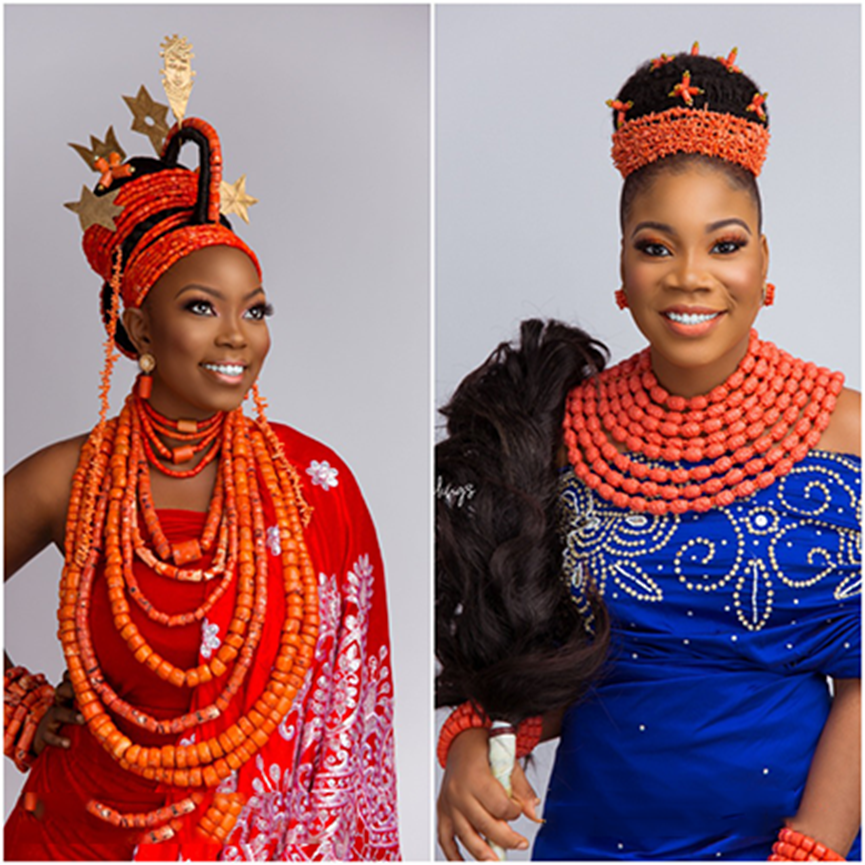 Edo and Igbo bridal look